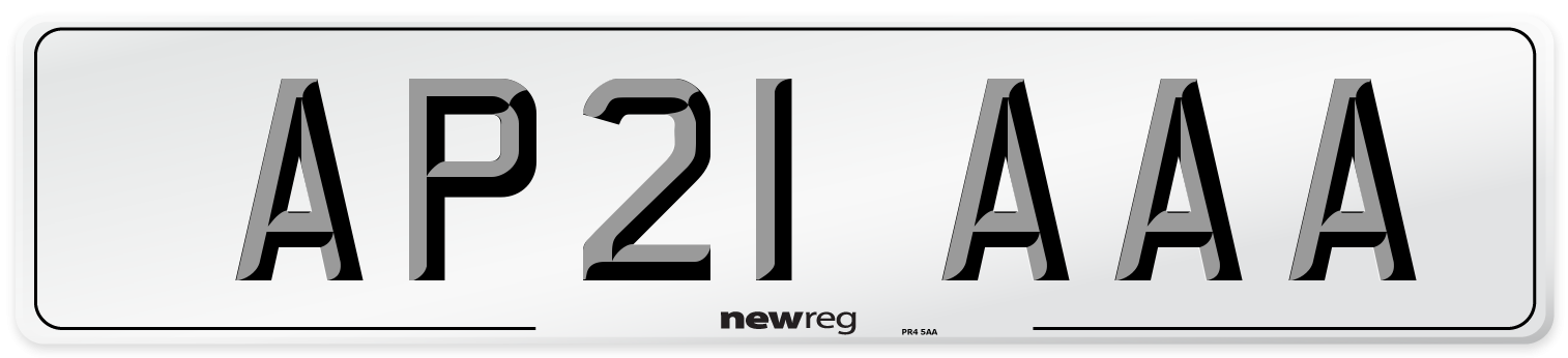 AP21 AAA Number Plate from New Reg